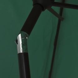 Parasol vert 3 m mât en acier 535614535614