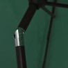 Parasol vert 3 m mât en acier 535614535614