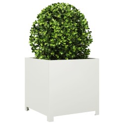 Jardinière blanc 50x50x50 cm acier 535619535619