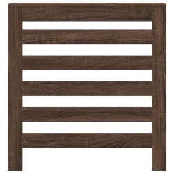 Cache-radiateur chêne marron 78x20x82 cm bois d'ingénierie 535622535622