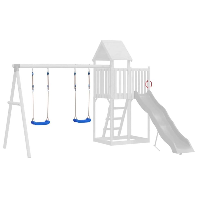   Sièges de balançoire avec cordes 2 pcs bleu 37x15 cm PE 535623535623