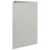 Jardinière triangulaire 50x43x75 cm acier inoxydable 535625535625