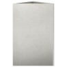 Jardinière triangulaire 50x43x75 cm acier inoxydable 535625535625