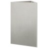 Jardinière triangulaire 50x43x75 cm acier inoxydable 535625535625