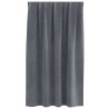 Rideaux occultants 2 pcs Gris clair 140 x 140 cm Velours 535627535627