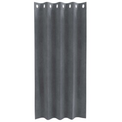 Rideaux occultants 2 pcs Gris clair 140 x 175 cm Velours 535628535628