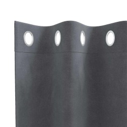 Rideaux occultants 2 pcs Gris clair 140 x 260 cm Velours 535631535631