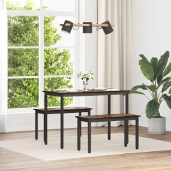 banc Chêne Fumé 80 x 35 x 45 cm Bois d'ingénierie 535632535632