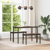 banc Chêne Fumé 80 x 35 x 45 cm Bois d'ingénierie 535632535632