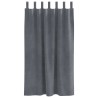 Rideaux occultants 2 pcs Gris clair 140 x 175 cm Velours 535633535633