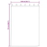 Rideaux occultants 2 pcs Gris clair 140 x 175 cm Velours 535633535633