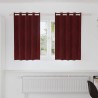 Rideaux occultants 2 pcs Bordeaux 140 x 140 cm Velours 535638535638
