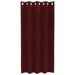 Rideaux occultants 2 pcs Bordeaux 140 x 175 cm Velours 535639535639