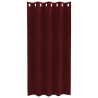 Rideaux occultants 2 pcs Bordeaux 140 x 175 cm Velours 535639535639
