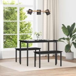 banc Chêne noir 80 x 35 x 45 cm Bois d'ingénierie 535640535640