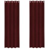 Rideaux occultants 2 pcs Bordeaux 140 x 225 cm Velours 535641535641