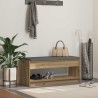 Banc d'entrée avec coussin Chêne Artisanal 103 x 38 x 45 cm 535643535643