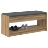 Banc d'entrée avec coussin Chêne Artisanal 103 x 38 x 45 cm 535643535643