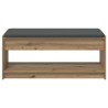 Banc d'entrée avec coussin Chêne Artisanal 103 x 38 x 45 cm 535643535643