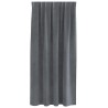 Rideaux occultants 2 pcs Gris clair 140 x 175 cm Velours 535646535646