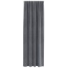 Rideaux occultants 2 pcs Gris clair 140 x 245 cm Velours 535647535647