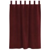 Rideaux occultants 2 pcs Bordeaux 140 x 140 cm Velours 535657535657