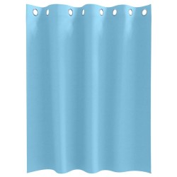 Rideaux occultants avec anneaux 2 pcs Bleu clair 140 x 140 cm 535659535659