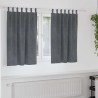 Rideaux occultants 2 pcs Gris clair 140 x 140 cm Velours 535661535661
