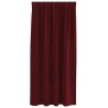 Rideaux occultants 2 pcs Bordeaux 140 x 175 cm Velours 535662535662