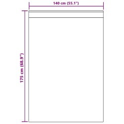 Rideaux occultants 2 pcs Bordeaux 140 x 175 cm Velours 535662535662