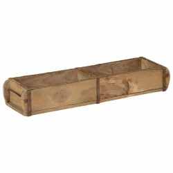 Plateau 4 pcs Marron 57 x 15 x 9 cm Bois Recyclé Solide 535672535672