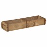 Plateau 4 pcs Marron 57 x 15 x 9 cm Bois Recyclé Solide 535672535672