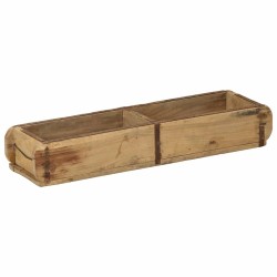 Plateau 4 pcs Marron 57 x 15 x 9 cm Bois Recyclé Solide 535672535672