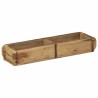 Plateau 4 pcs Marron 57 x 15 x 9 cm Bois Recyclé Solide 535672535672
