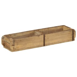Plateau 4 pcs Marron 57 x 15 x 9 cm Bois Recyclé Solide 535672535672