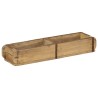 Plateau 4 pcs Marron 57 x 15 x 9 cm Bois Recyclé Solide 535672535672