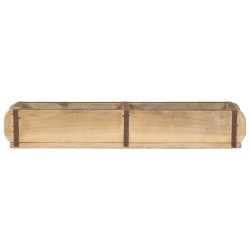 Plateau 4 pcs Marron 57 x 15 x 9 cm Bois Recyclé Solide 535672535672