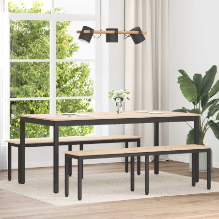 banc Naturel 160 x 35 x 45 cm Bois de pin massif 535675535675