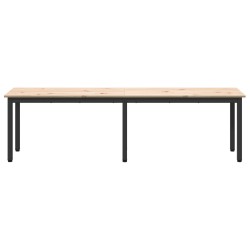 banc Naturel 160 x 35 x 45 cm Bois de pin massif 535675535675