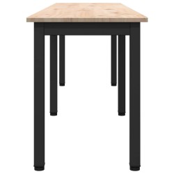banc Naturel 160 x 35 x 45 cm Bois de pin massif 535675535675