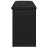 Banc à chaussures Chêne noir 102 x 32 x 50 cm Bois d'ingénierie 535676535676