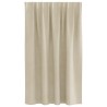Rideaux occultants 2 pcs Crème 140 x 140 cm Velours 535681535681