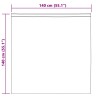 Rideaux occultants 2 pcs Crème 140 x 140 cm Velours 535681535681