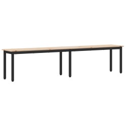 banc Naturel 200 x 35 x 45 cm Bois de pin massif 535682535682
