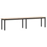 banc Naturel 200 x 35 x 45 cm Bois de pin massif 535682535682