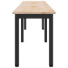 banc Naturel 200 x 35 x 45 cm Bois de pin massif 535682535682