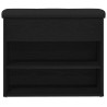 Banc de rangement Chêne noir 62 x 32 x 50 cm Bois d'ingénierie 535685535685