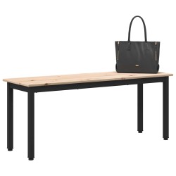 banc Naturel 110 x 35 x 45 cm Bois de pin massif 535686535686