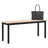 banc Naturel 110 x 35 x 45 cm Bois de pin massif 535686535686