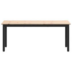 banc Naturel 110 x 35 x 45 cm Bois de pin massif 535686535686